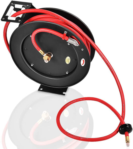 LiquiDynamics 43003-50A Compact Hose Reel with 3/8 in x 50 ft Air Hose –  RepQuip Equipment Sales