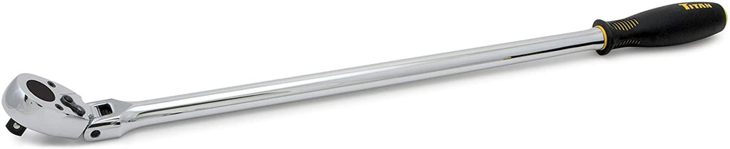 Titan Tools 11302 1/2-Inch Drive x 24-Inch 36-Tooth Extra-Long Flex Head Ratchet
