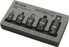 Titan Tools 5 Piece Wobble Adapter Impact Socket Set, 16150