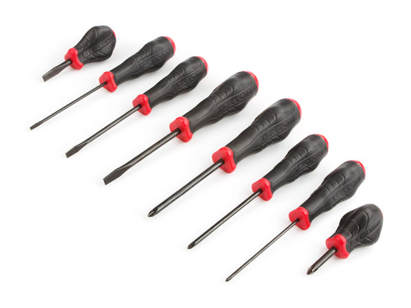 Tekton DRV41215 Slotted and Phillips Screwdriver Set, 8-Piece